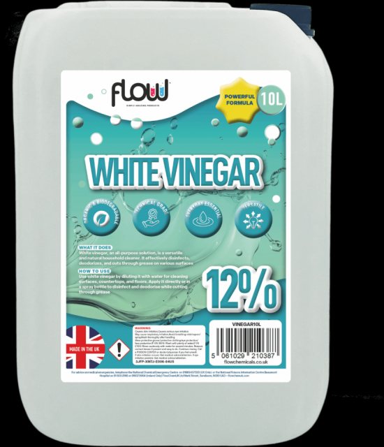 FLOW Flowchem Super Strength 12% White Vinegar 10L