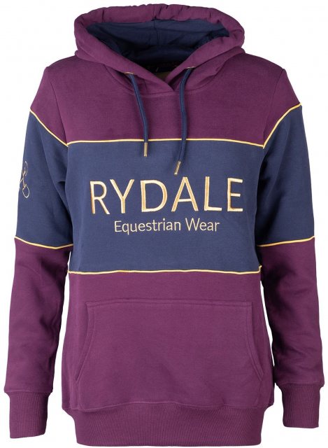 Rydale Rydale Byland Snaffle Hoodie Dark Berry/Navy