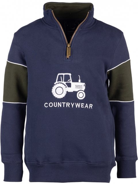 Rydale Rydale Junior Byland Tractor Sweatshirt Navy
