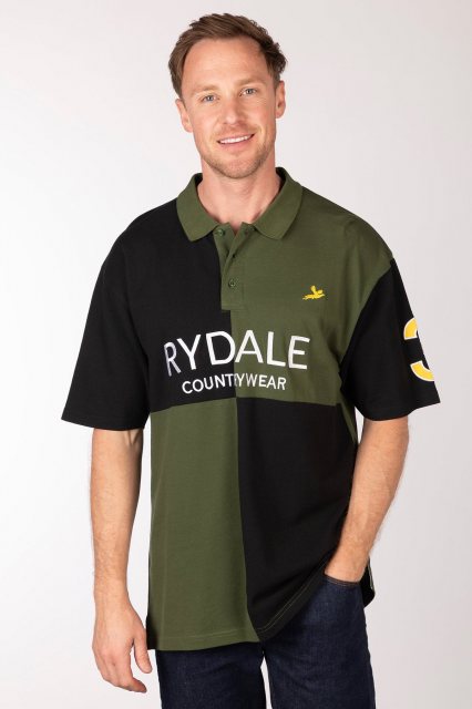 Rydale Rydale Ganton Polo Shirt Olive/Black