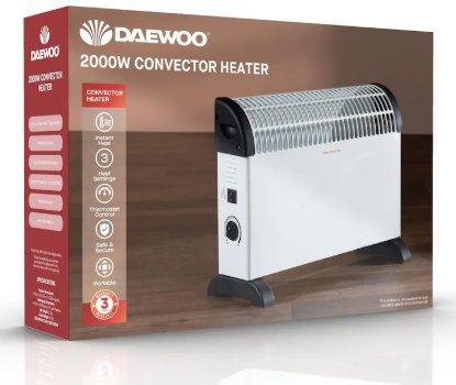 Daewoo Convector Heater 2000w