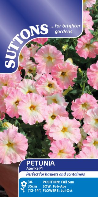 SUTTONS Suttons Petunia Hybrida Multiflora Alenka Seeds