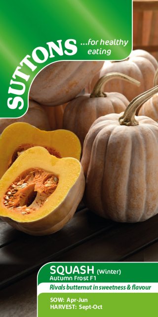 SUTTONS Suttons Autumn Frost Winter Squash F1 Seeds