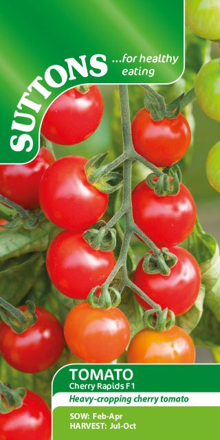 SUTTONS Suttons Cherry Rapids Tomato F1 Seeds