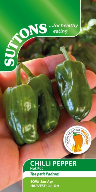 SUTTONS Suttons Hot Pot Chilli Pepper Seeds