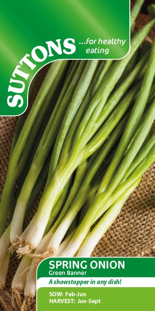 SUTTONS Suttons Green Banner Spring Onion Seeds