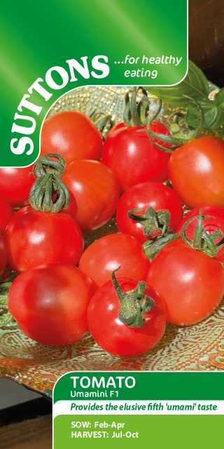 SUTTONS Suttons Umamini Tomato F1 Seeds