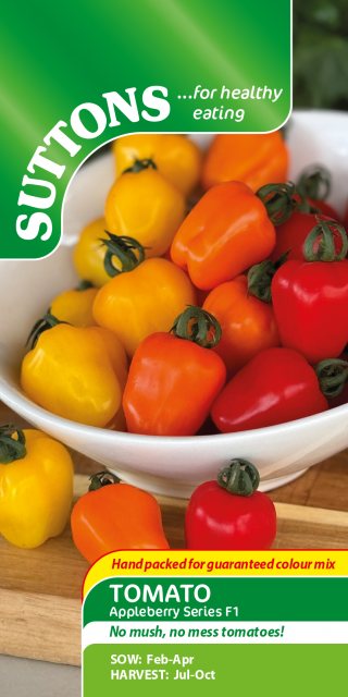 SUTTONS Suttons Appleberry Series Tomato F1 Seeds