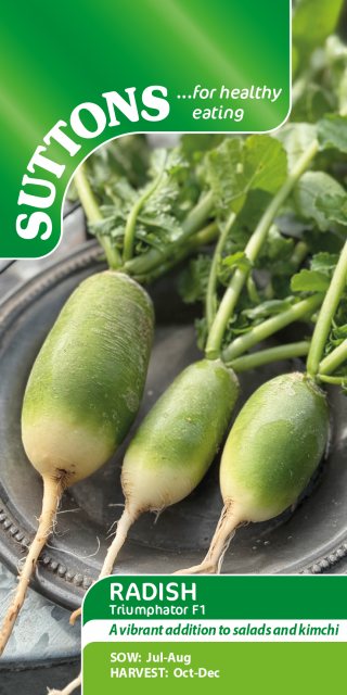 SUTTONS Suttons Triumphator Radish F1 Seeds