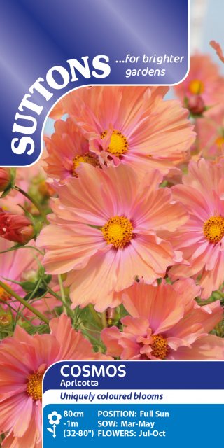 SUTTONS Suttons Apricotta Cosmos Seeds