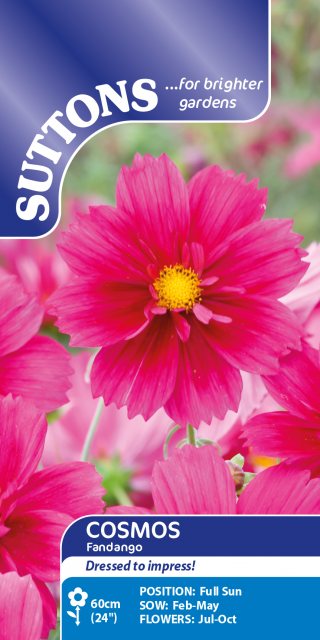 SUTTONS Suttons Bipinnatus Fandango Cosmos Seeds
