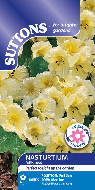 SUTTONS Suttons Milkmaid Nasturtium Seeds