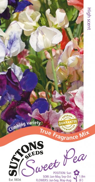 SUTTONS Suttons True Fragrance Sweet Pea Seeds