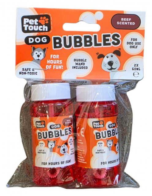 Pet Touch Scented Dog Bubbles 2 Pack Assorted