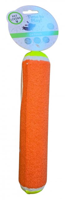 Pet Living Squeaky Jumbo Tennis Stick Dog Toy Assorted