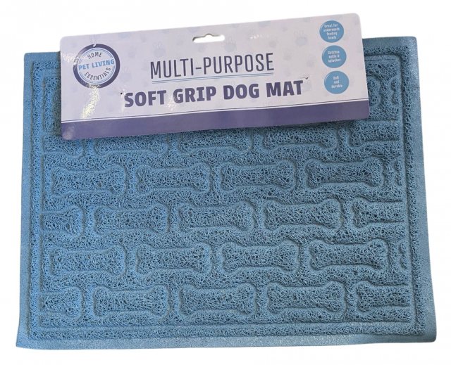 Pet Living Multi Purpose Soft Grip Rectangular Dog Mat Assorted
