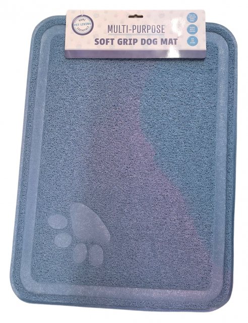 Pet Living Multi Purpose Soft Grip Rectangular Dog Mat Assorted