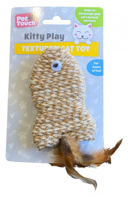 Pet Touch Kitty Play Textured Cat Toy Assorted