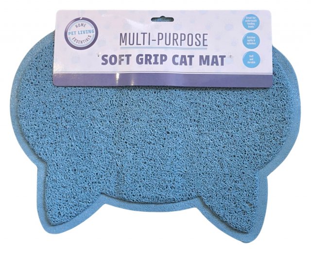 Pet Living Multi Purpose Soft Grip Head Shape Mat Cat Assorted