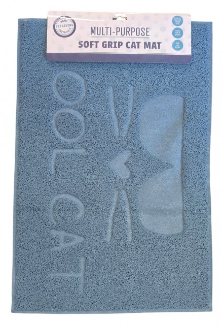 Pet Living Multi Purpose Soft Grip Rectangular Cat Mat Assorted