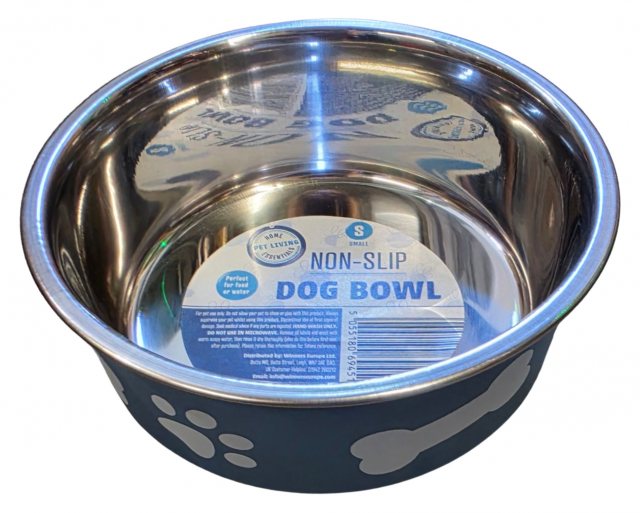 Pet Living Non Slip Designer Dog Bowl Assorted
