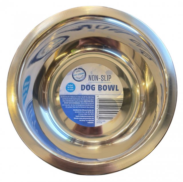 Pet Living Non Slip Coloured Dog Bowl