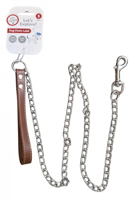 Pet Living Dog Chain Lead & Collar 48" Assorted