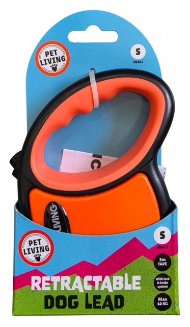 Pet Living Retractable Dog Lead Assorted
