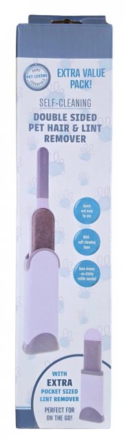 Pet Living Double Sided Self Cleaning Pet Hair & Lint Remover