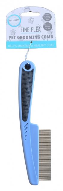 Pet Living Fine Flea Pet Grooming Comb Assorted