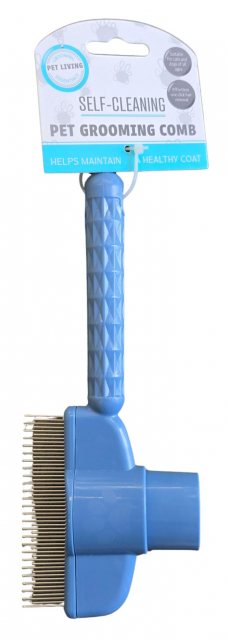 Pet Living Self Cleaning Pet Grooming Comb Assorted