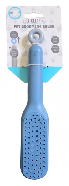 Pet Living Self Cleaning Pet Grooming Brush Assorted