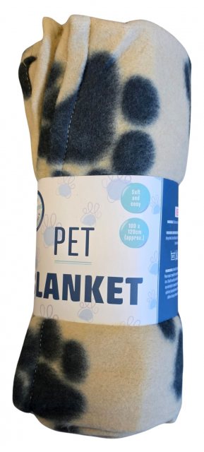 Pet Living Pet Blanket 100cm x 120cm Assorted