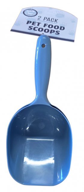 Pet Living Pet Food Scoops 2 Pack Assorted
