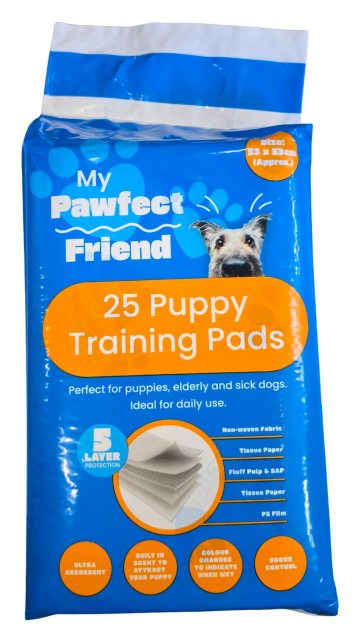 My Pawfect Friend Puppy Training Pads 25 Pack