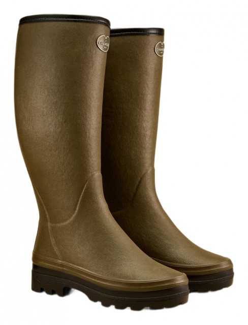 Le Chameau Le Chameau Ladies' Giverny Wool Lined Wellington Vert