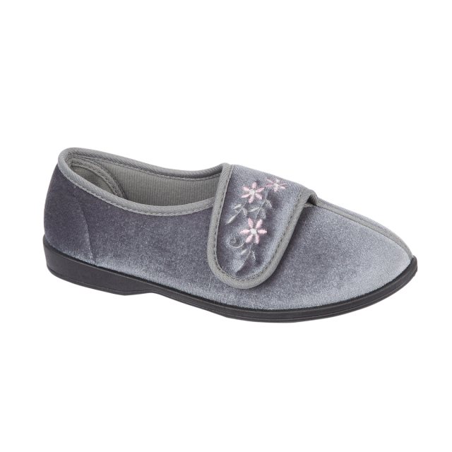Veronica Embroidered Slipper