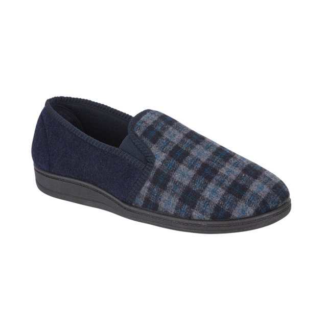 George Slipper Navy Check