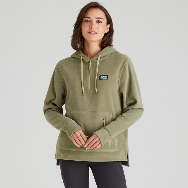 Ridgeline Ridgeline Ballistic Fleece Hoodie Khaki Green