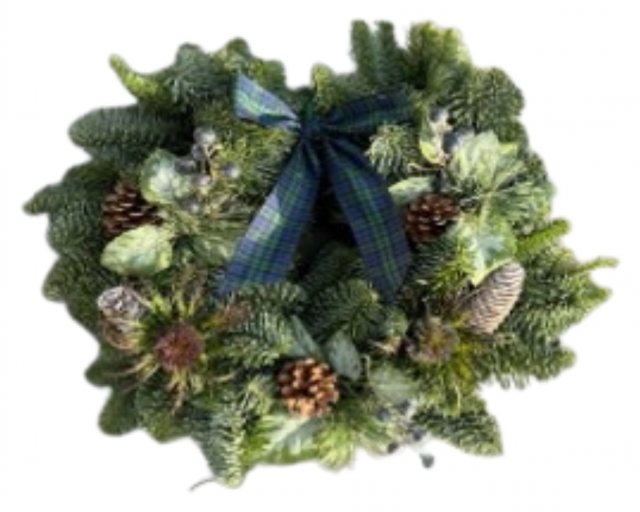 Highland Forest Wreath 10"