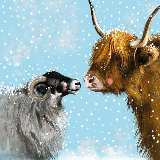 Alex Clark Christmas Cards Set