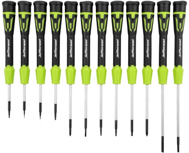 Jefferson Tools Jefferson Precision Screwdriver Set 12 Piece