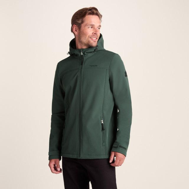 Tog24 Tog24 Fiezor Softshell Hooded Jacket Racing Green