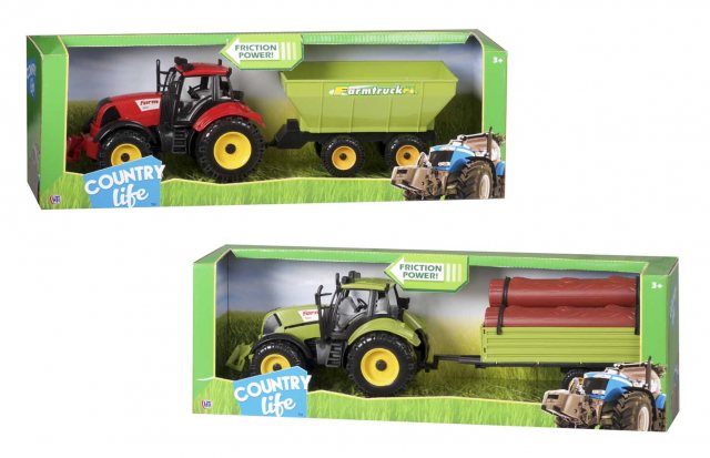 Country Life Giant Tractor & Trailer Assorted