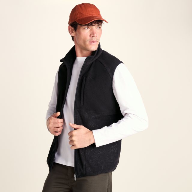 Tog24 Tog 24 Ainsworth Gilet Grey Terrain Print
