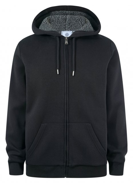 Tog24 Tog24 Ramsey Zip Sherpa Hoodie Black