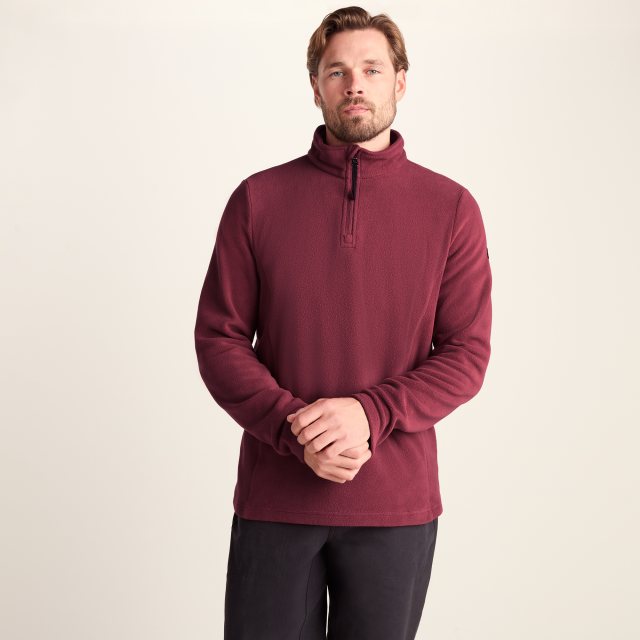 Tog24 Tog24 Revive 1/4 Zip Fleece Jacket Garnet Red