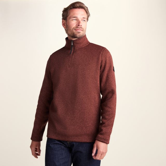Tog24 Tog24 Pearson 1/4 Zip Fleece Burnt Caramel