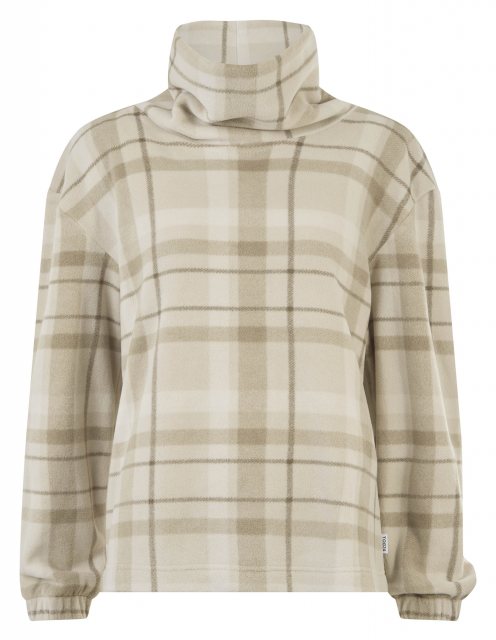 Tog24 Tog24 March Overhead Fleece Taupe Check