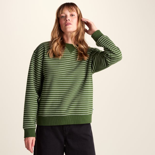 Tog24 Tog24 Joyce Sweatshirt Olive Stripe